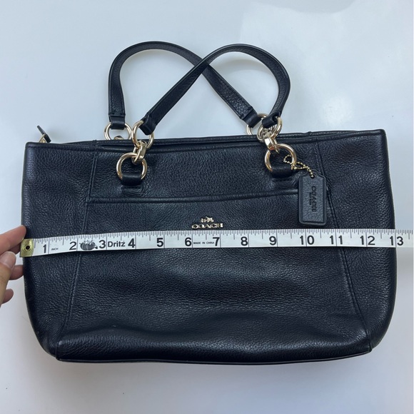 Coach Chicago Mini Ellis Pebbled Leather Bag N250-8 - Picture 7 of 9